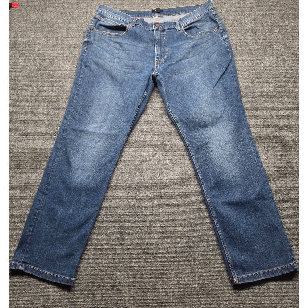 Alfani Men's Blue Jeans 36x30 Stretch Straight Leg Denim Medium Wash